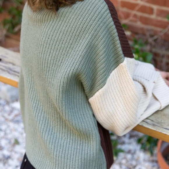 Colorblock Turtleneck - Picture 3 of 4